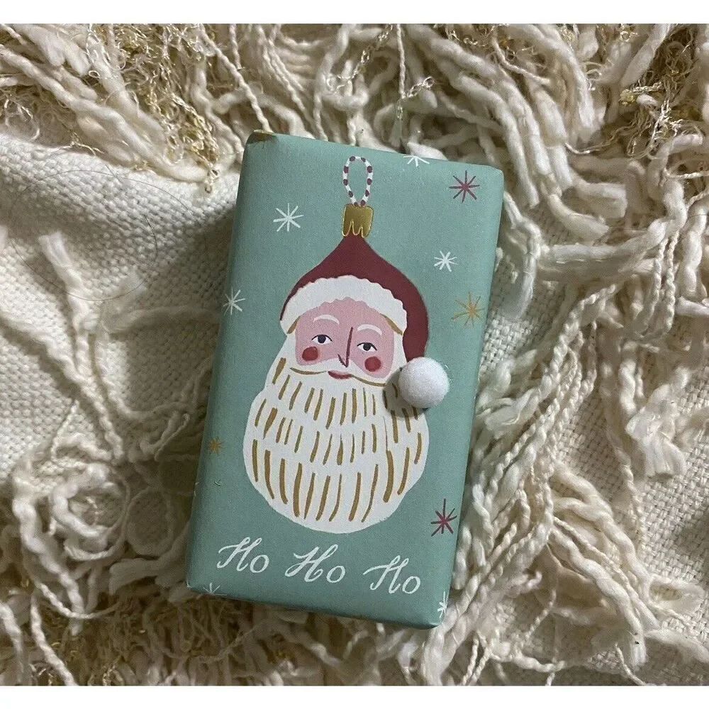Anthropologie George & Viv Santa Everything Nice Christmas Gift Bar Soap NEW